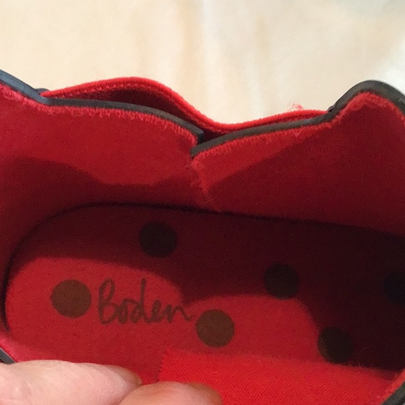 Boden Lug Sole Navy/Rainbow Rain Boots 8.5 UK 6- Fits big like a 9! - Picture 5 of 9